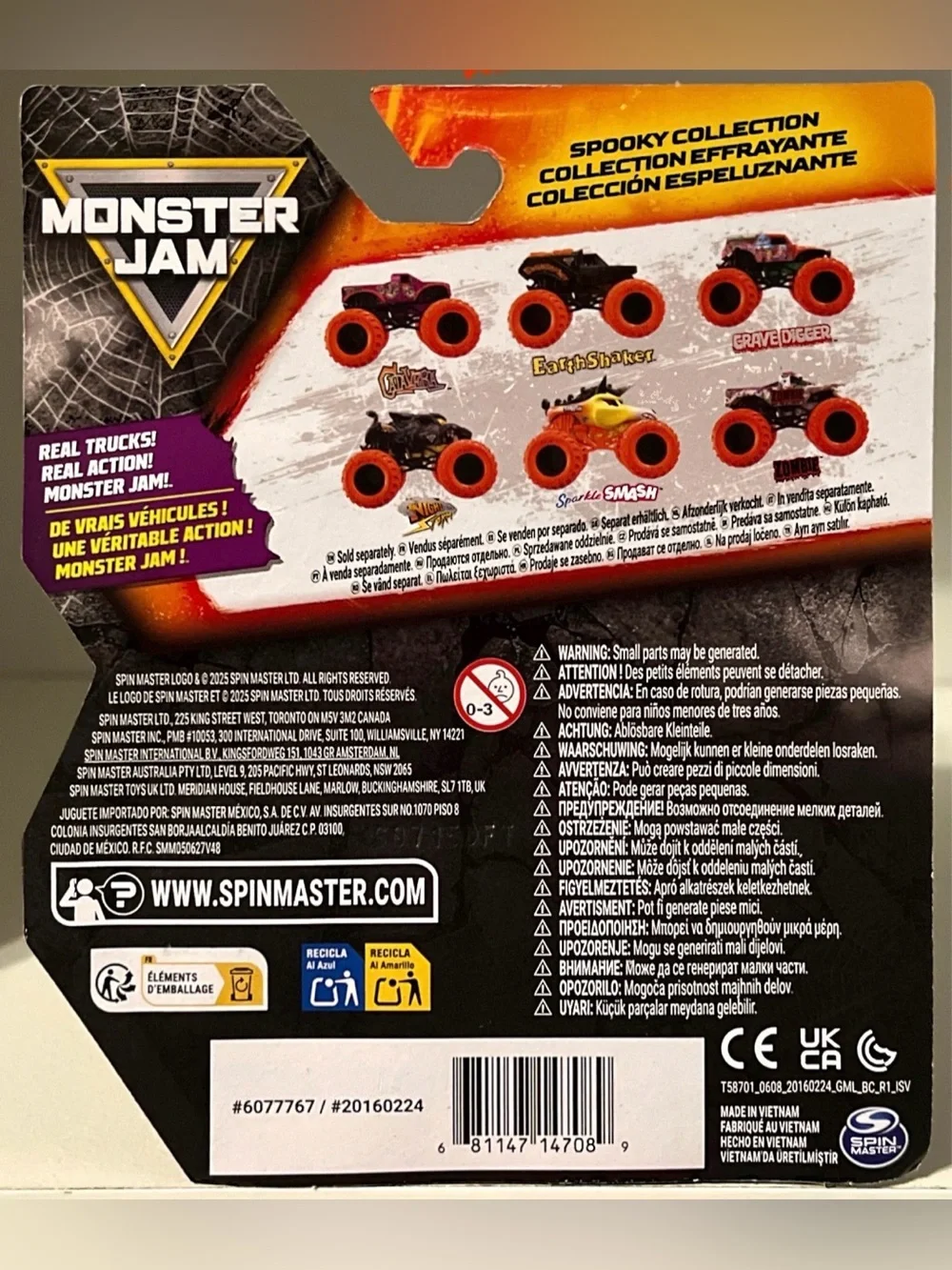 Monster Jam - Halloween Spooky Collection 2026 Calavera 1:64 Scale